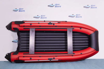 Лодка ПВХ Kitt Boats 430 НДНД фальшборт моторная Лодка ПВХ Kitt Boats 430 НДНД фальшборт моторная