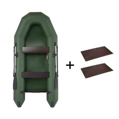 Лодка ПВХ Tulin Легенда 3300 PRO с фанерными вставками под мотор Лодка ПВХ Tulin Легенда 3300 PRO с фанерными вставками под мотор