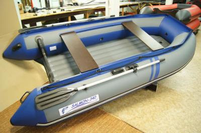 Лодка ПВХ Salmon 410 моторная Лодка ПВХ Salmon 410 моторная